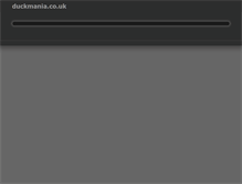 Tablet Screenshot of duckmania.co.uk